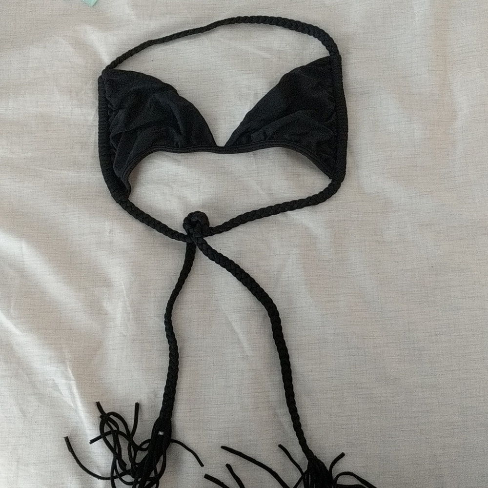 Acacia swim _ black tie top.